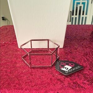 Paparazzi Silver Hexagonal Jewelry Holder